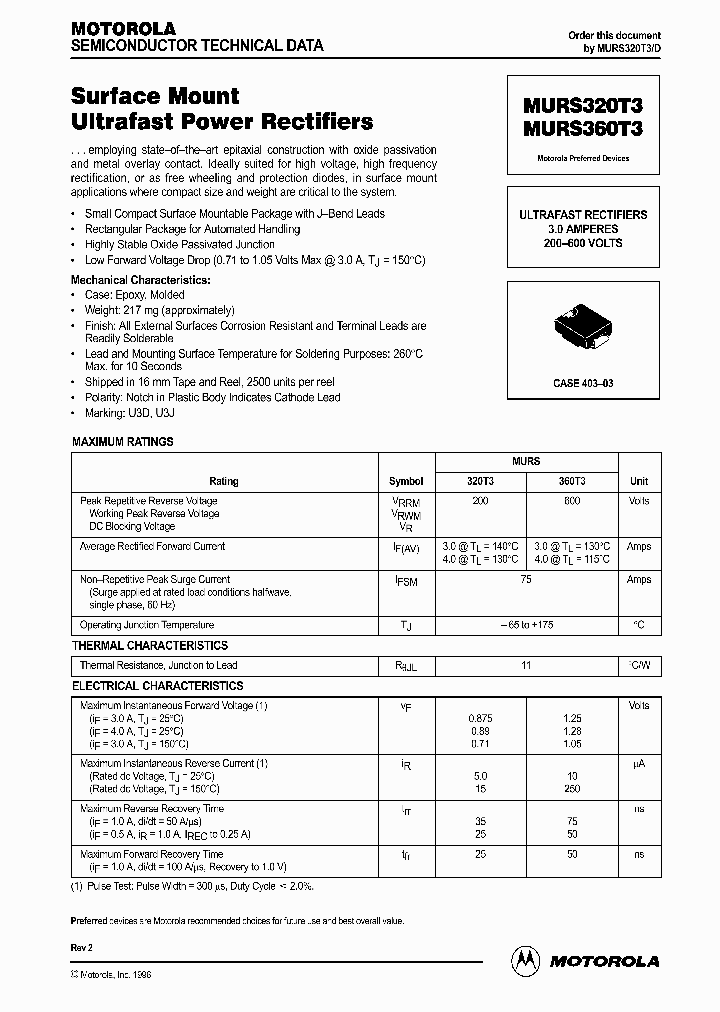 MURS360_336393.PDF Datasheet