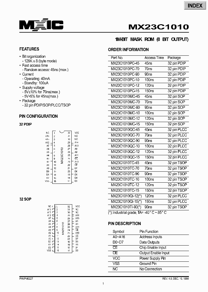 MX23C1010_32997.PDF Datasheet