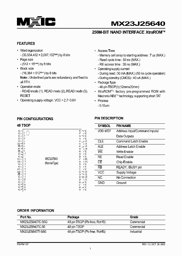 MX23J25640_310551.PDF Datasheet