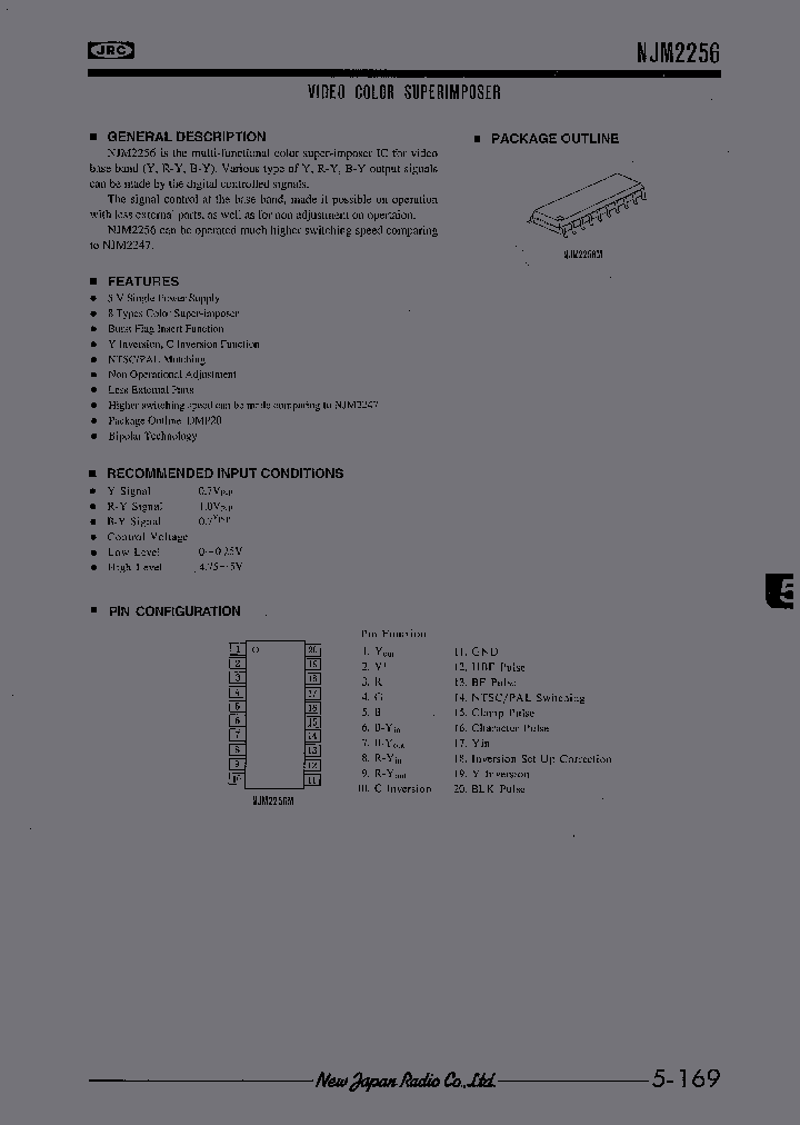 NJM2256_320466.PDF Datasheet