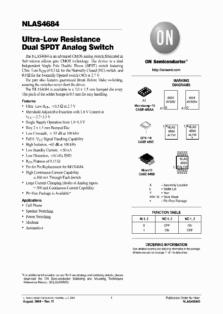 NLAS4684MNR2G_368541.PDF Datasheet