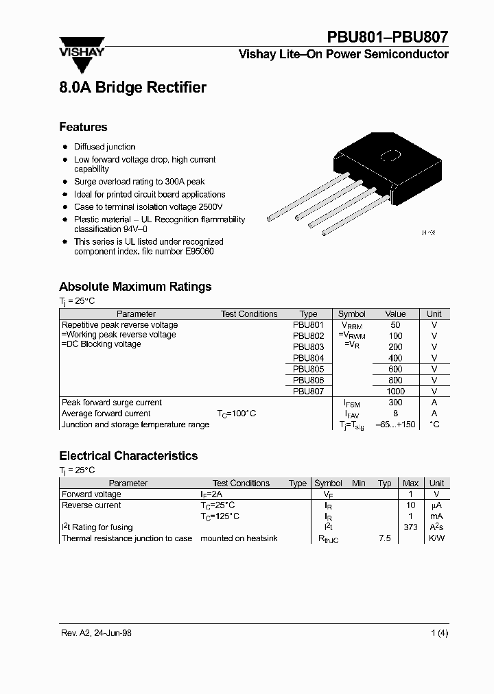 PBU805_197656.PDF Datasheet