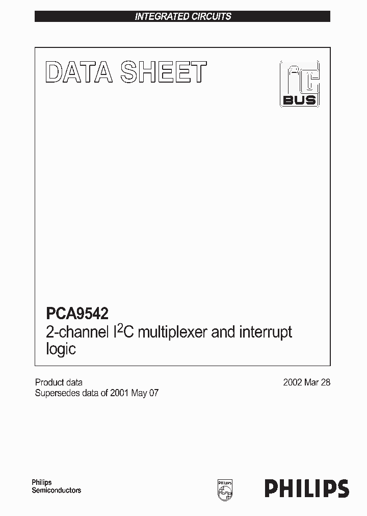 PCA9542_315127.PDF Datasheet