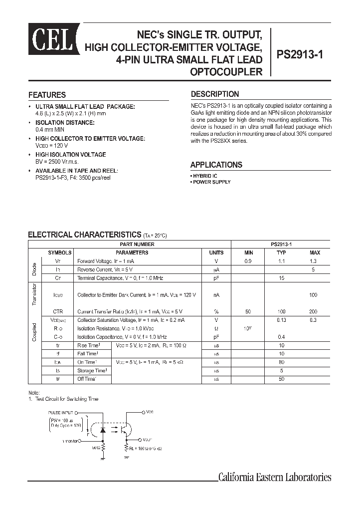 PS2913-1_312638.PDF Datasheet