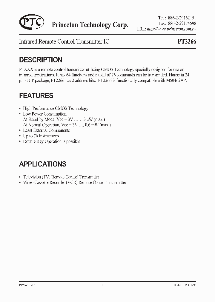 PT2266_197746.PDF Datasheet
