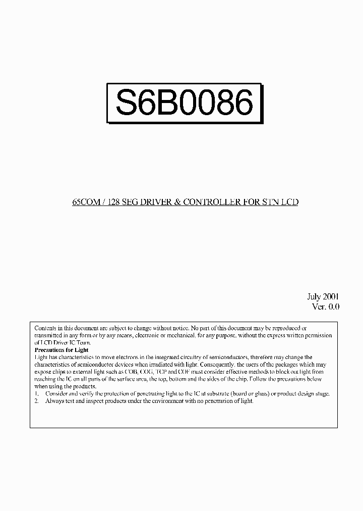 S6B0086X_357471.PDF Datasheet