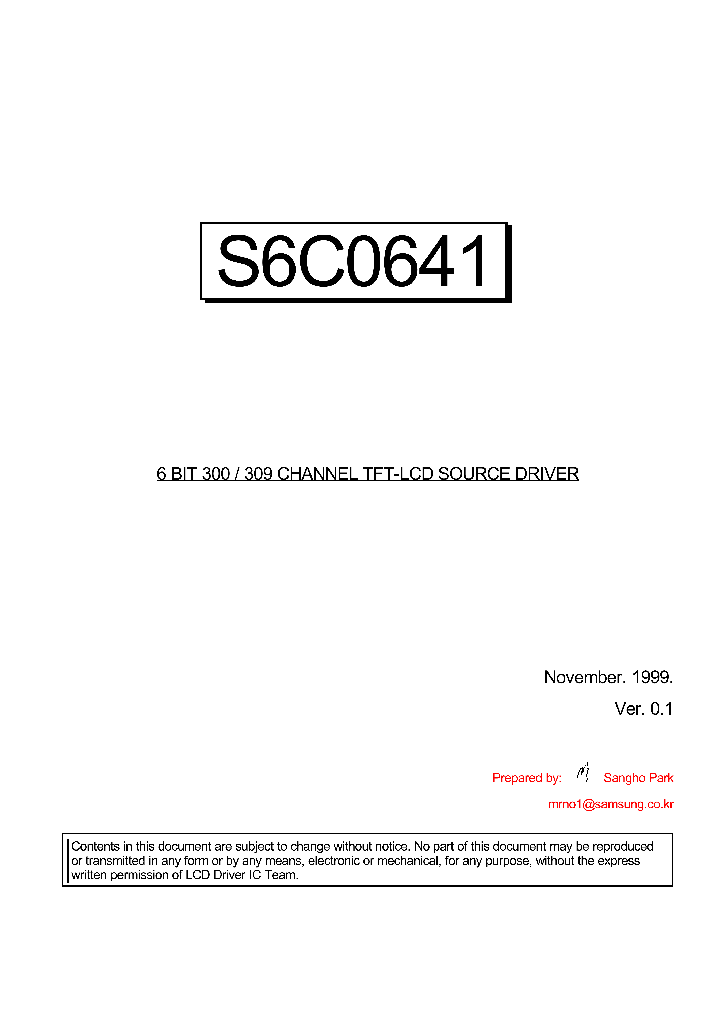 S6C0641_310214.PDF Datasheet