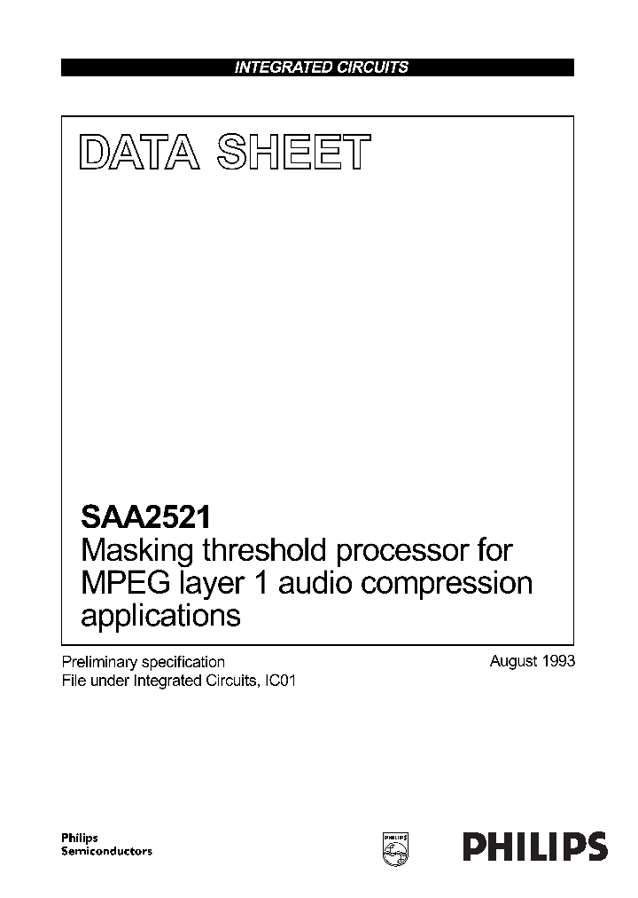 SAA2521_308323.PDF Datasheet