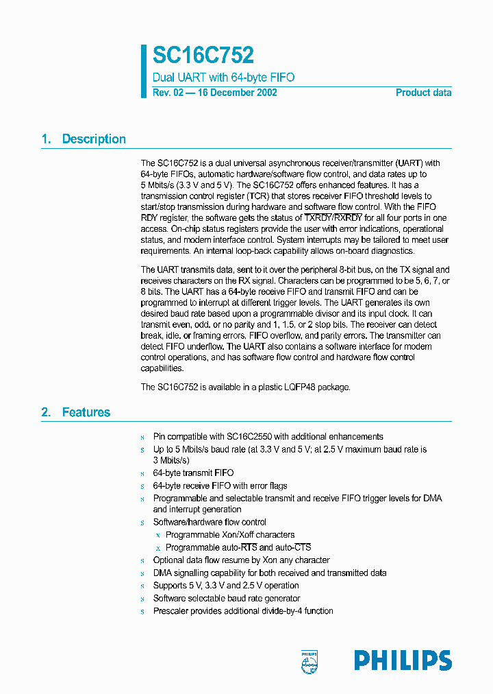 SC16C752_351212.PDF Datasheet