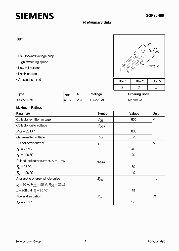 SGP20N60_326456.PDF Datasheet