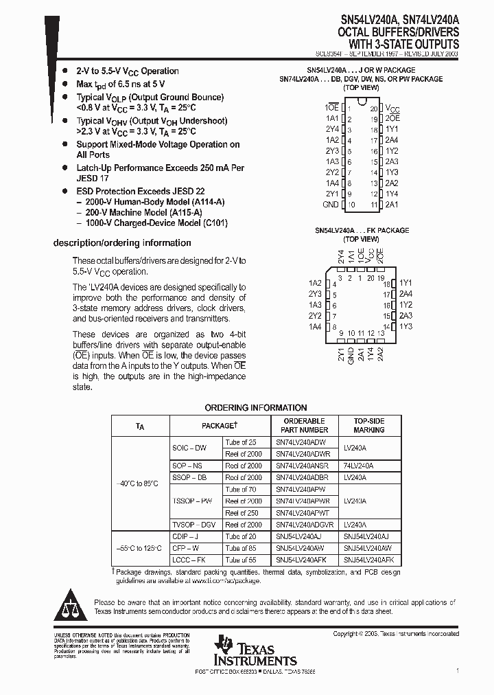 SN74LV240ADW_374738.PDF Datasheet