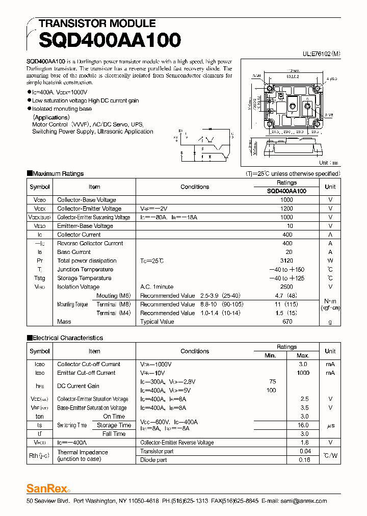 SQD400AA100_324121.PDF Datasheet