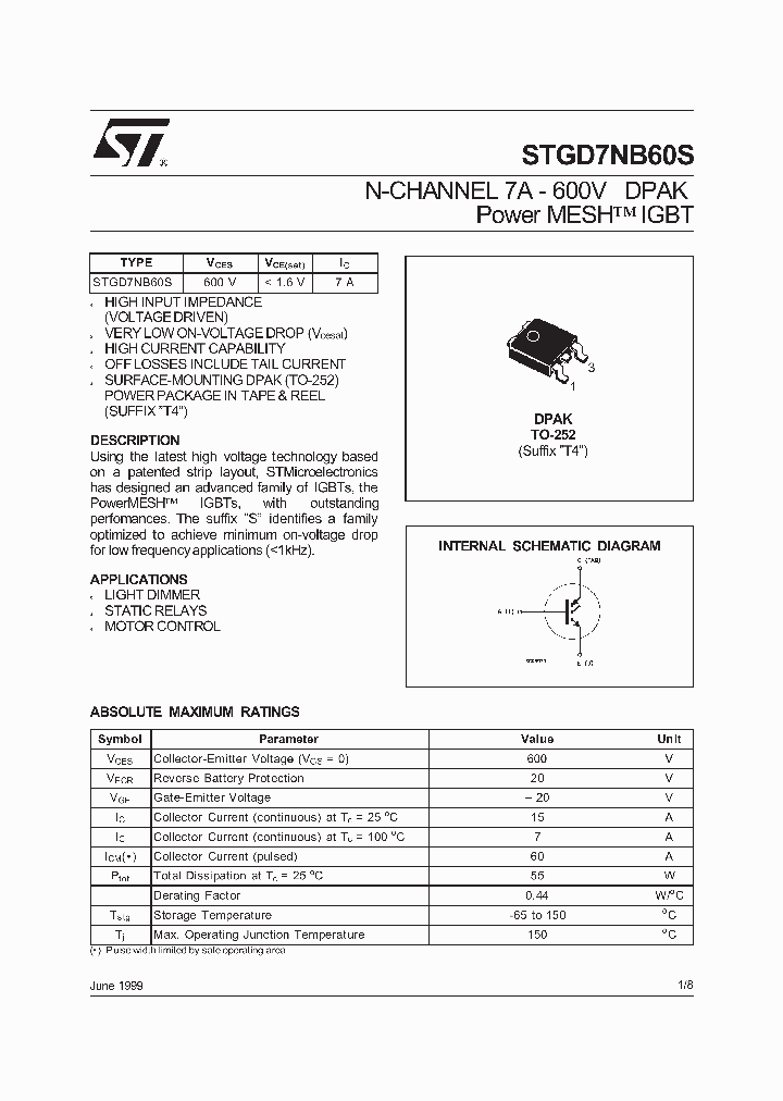 STGD7NB60S_328890.PDF Datasheet