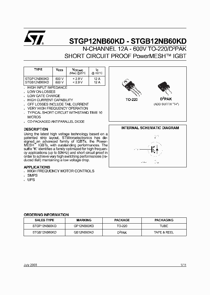 STGP12NB60KD_324924.PDF Datasheet