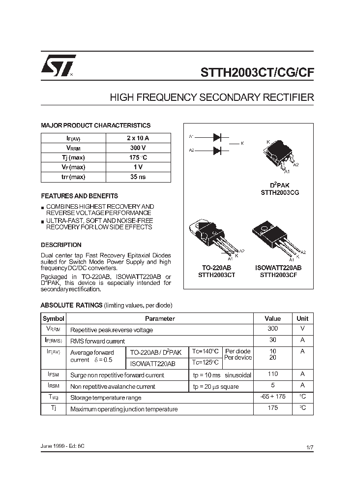 STTH2003CG_251227.PDF Datasheet