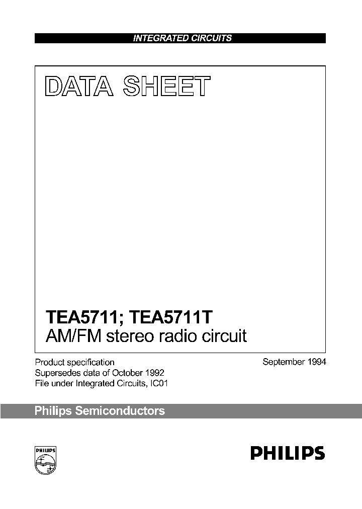 TEA5711T_365095.PDF Datasheet