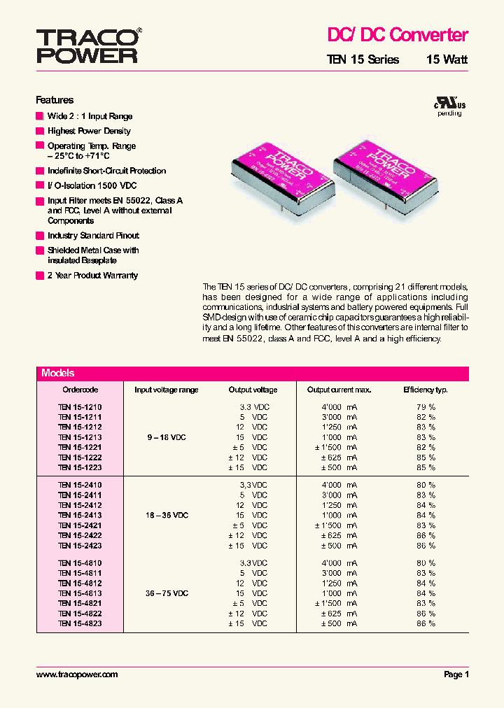 TEN15-1221_326672.PDF Datasheet