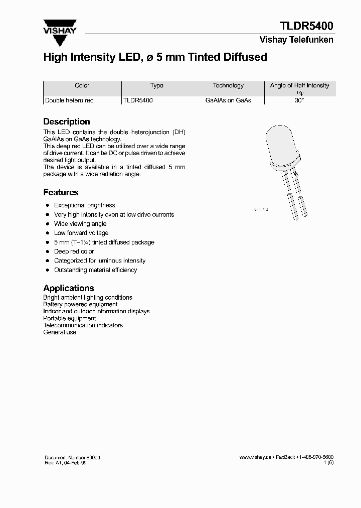 TLDR5400_340893.PDF Datasheet