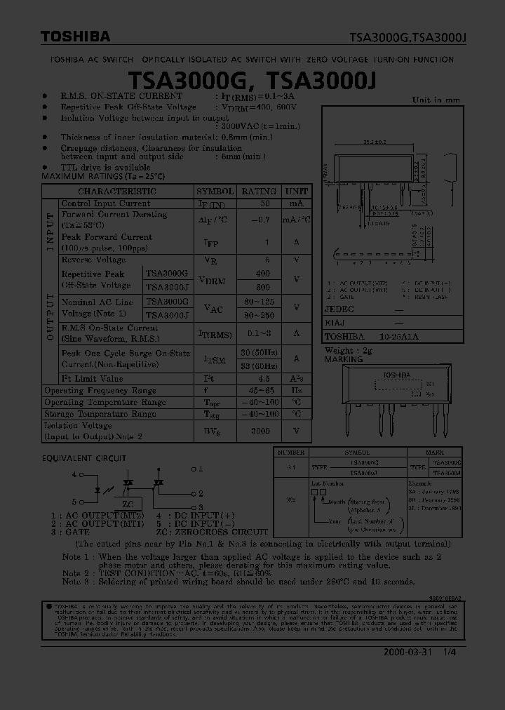 TSA3000J_368977.PDF Datasheet