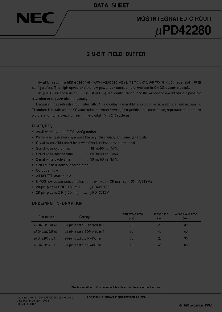 UPD42280GU-30_181096.PDF Datasheet