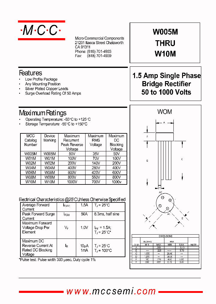 W02M_309625.PDF Datasheet