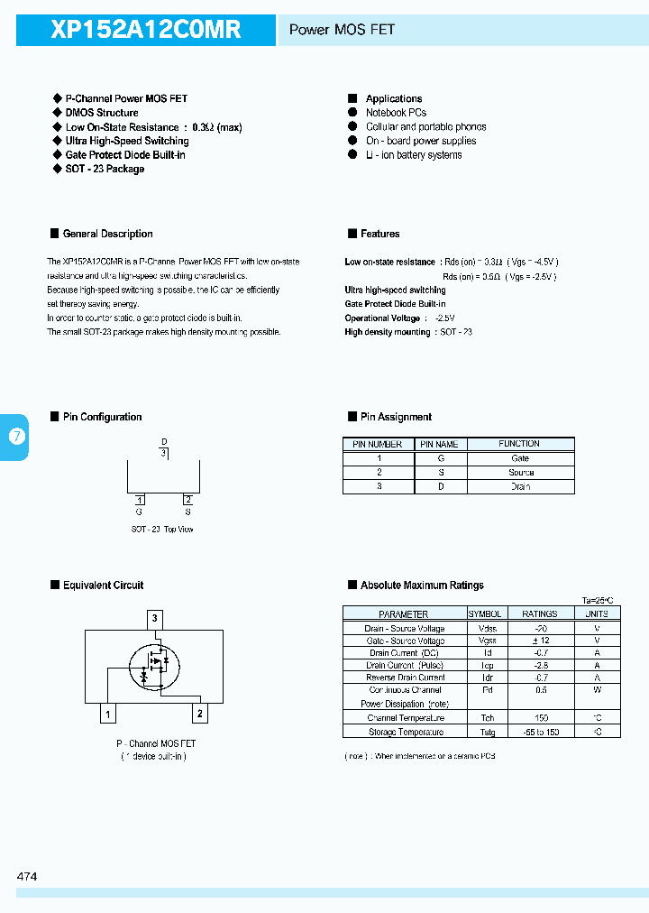 XP152A12COMR_193977.PDF Datasheet