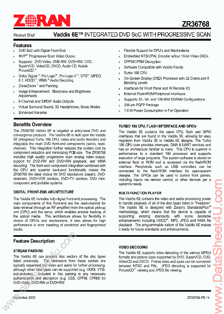 ZR36768_349002.PDF Datasheet