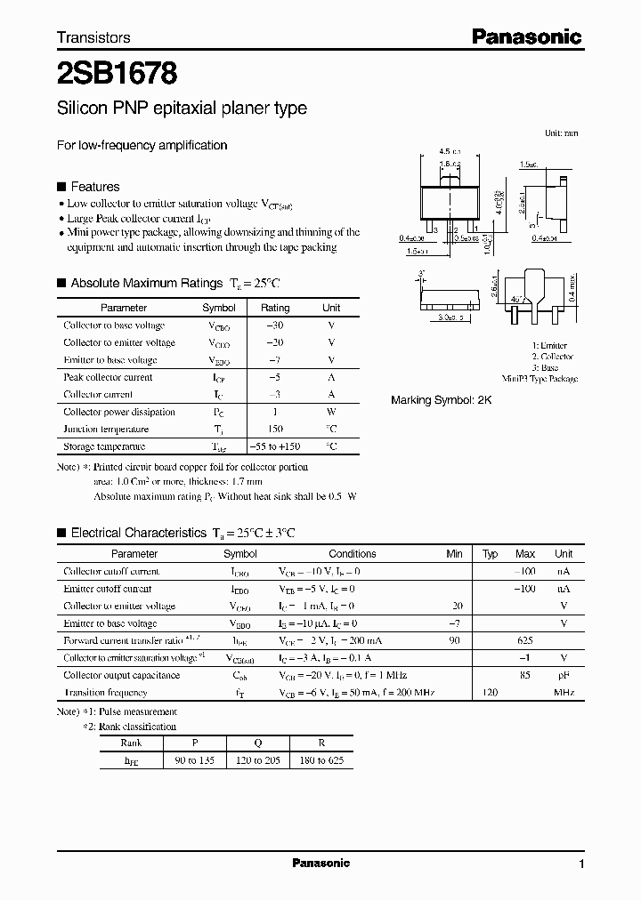 2SB1678_418741.PDF Datasheet