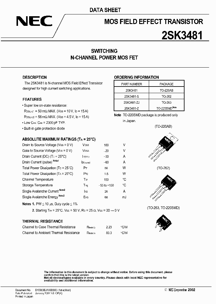 2SK3481-Z_390539.PDF Datasheet