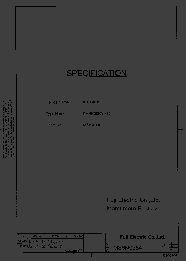 6MBP30RY060_394634.PDF Datasheet