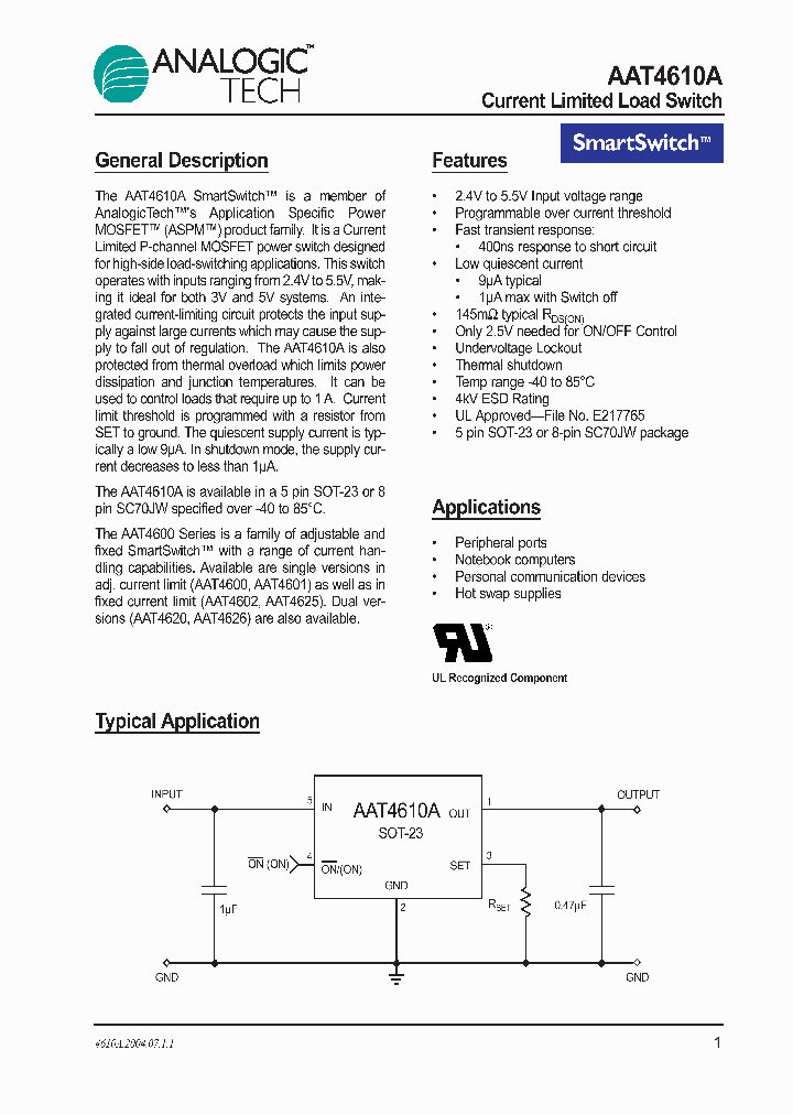 AAT4610A_390379.PDF Datasheet