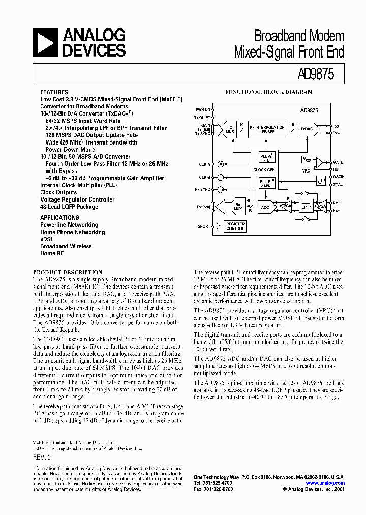 AD9875_409468.PDF Datasheet