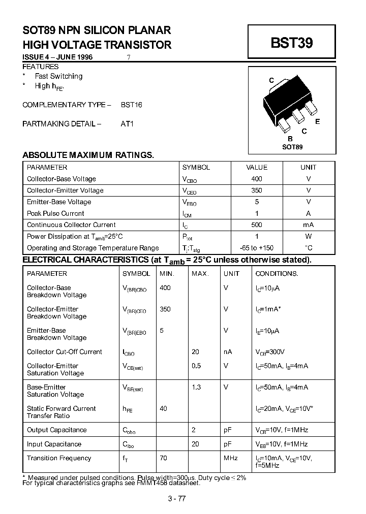 BST39_427140.PDF Datasheet