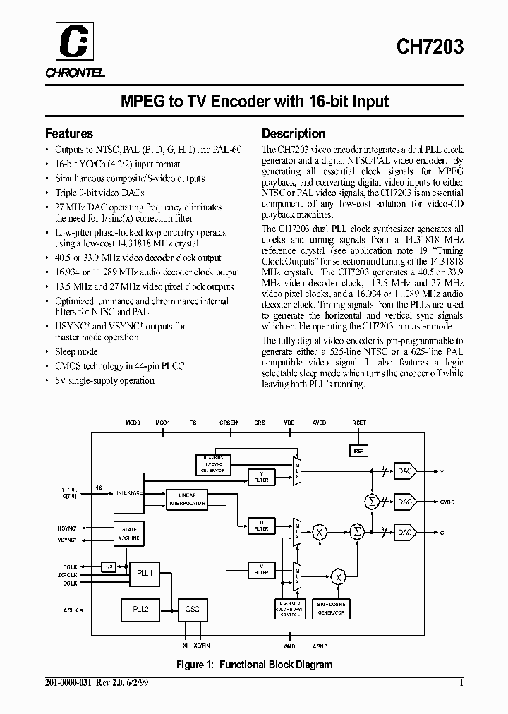 CH7203-V_428812.PDF Datasheet