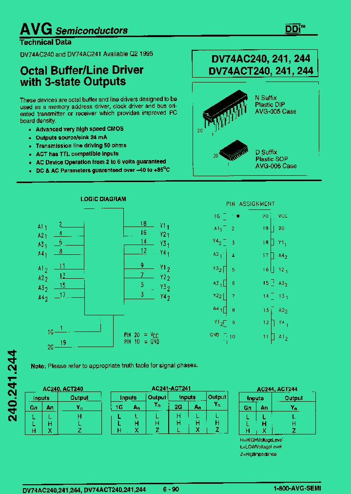 DV74ACT240_419637.PDF Datasheet