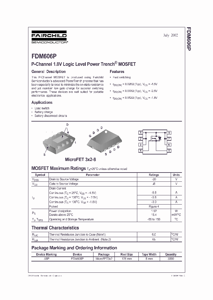 FDM606P_416170.PDF Datasheet