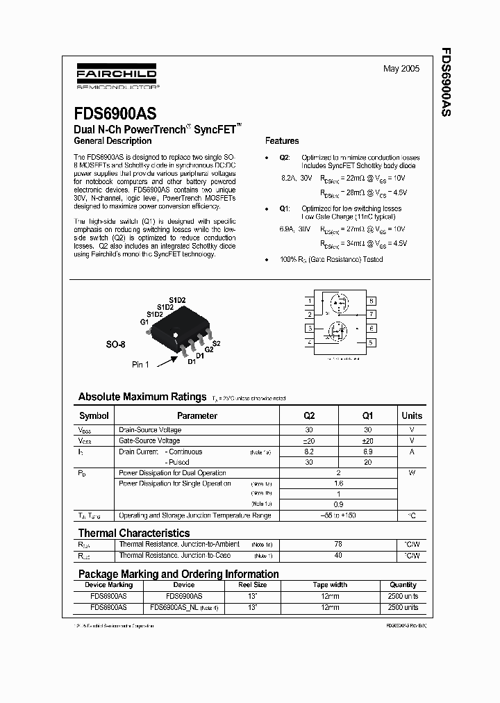 FDS6900AS_424737.PDF Datasheet