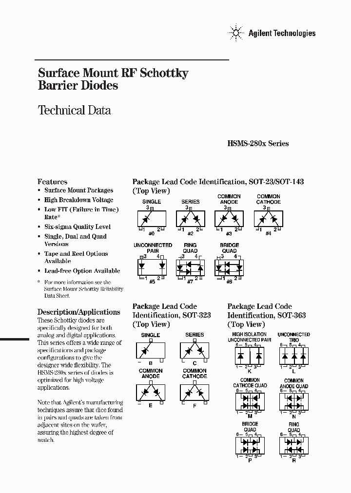 HSMS-2800_434456.PDF Datasheet