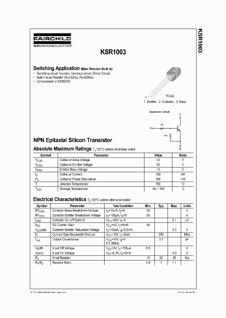 KSR1003_434088.PDF Datasheet