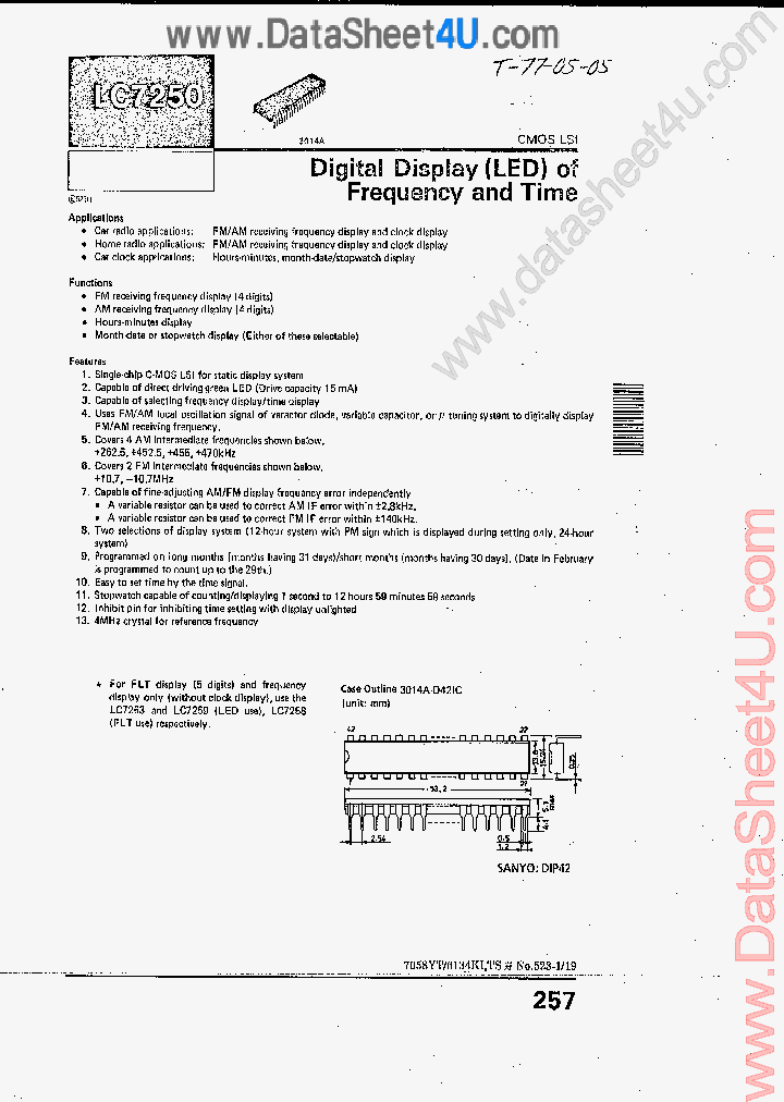 LC7250_397155.PDF Datasheet