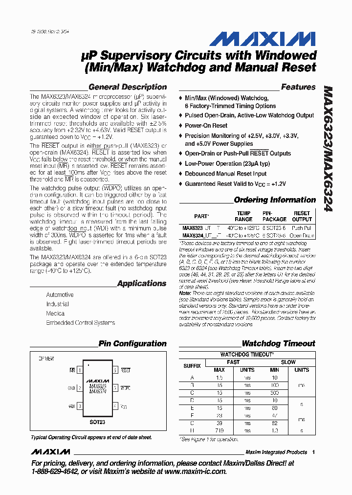 MAX6323-BMAX6324_410240.PDF Datasheet