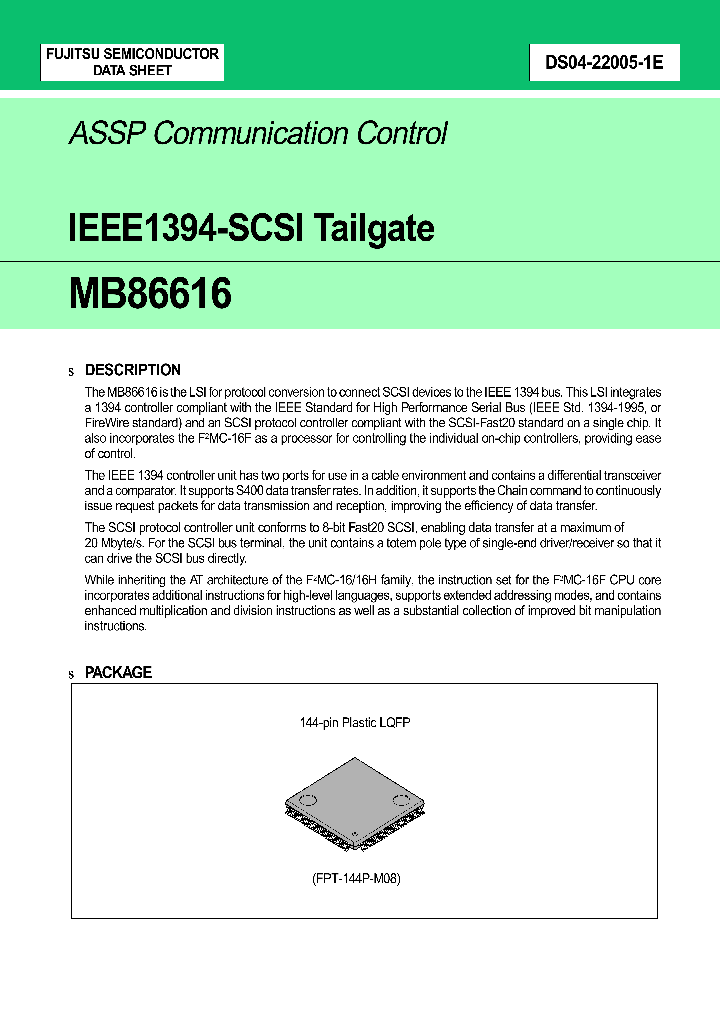 MB86616_429438.PDF Datasheet