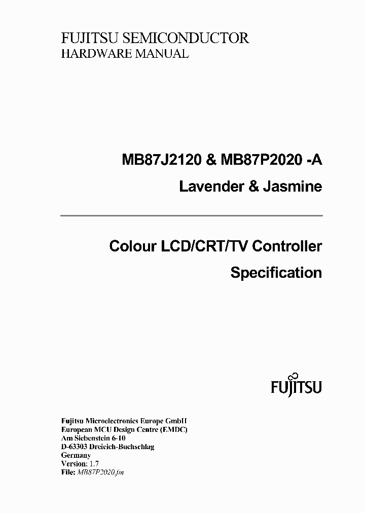 MB87J2120_432067.PDF Datasheet