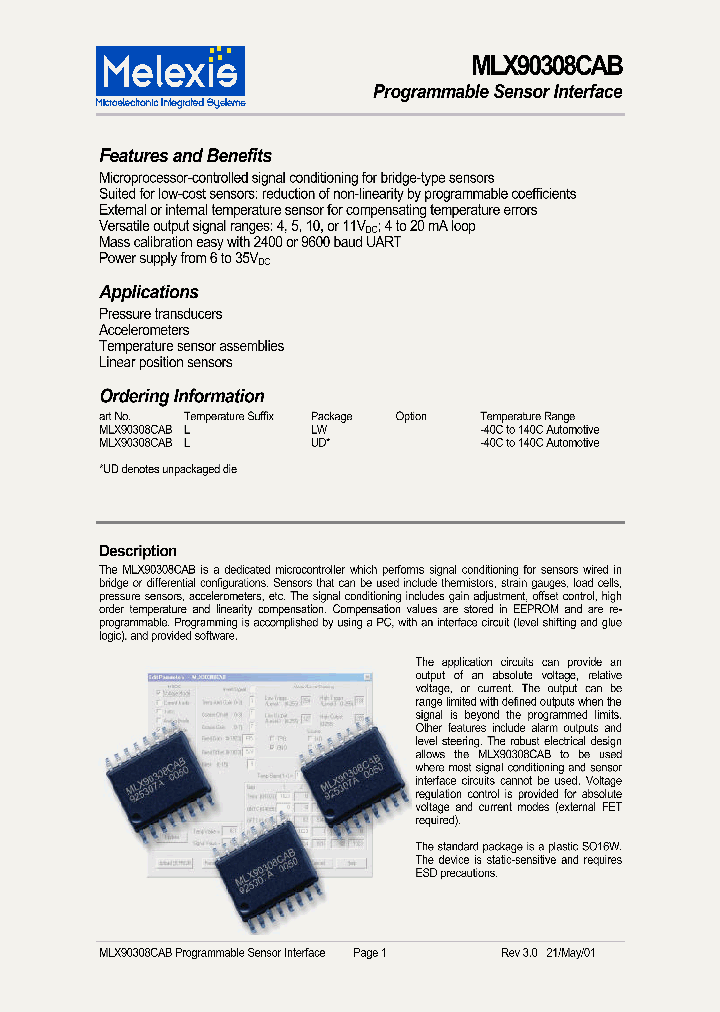 MLX90308CAB_422338.PDF Datasheet