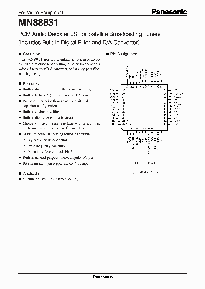 MN88831_419007.PDF Datasheet