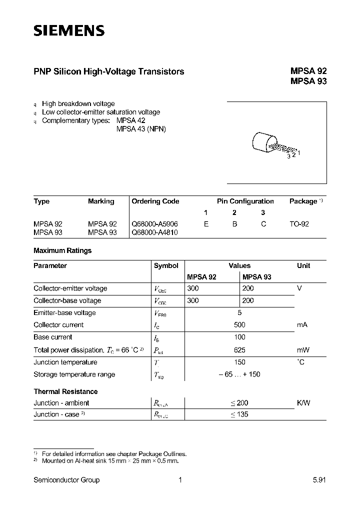 MPSA92_426491.PDF Datasheet