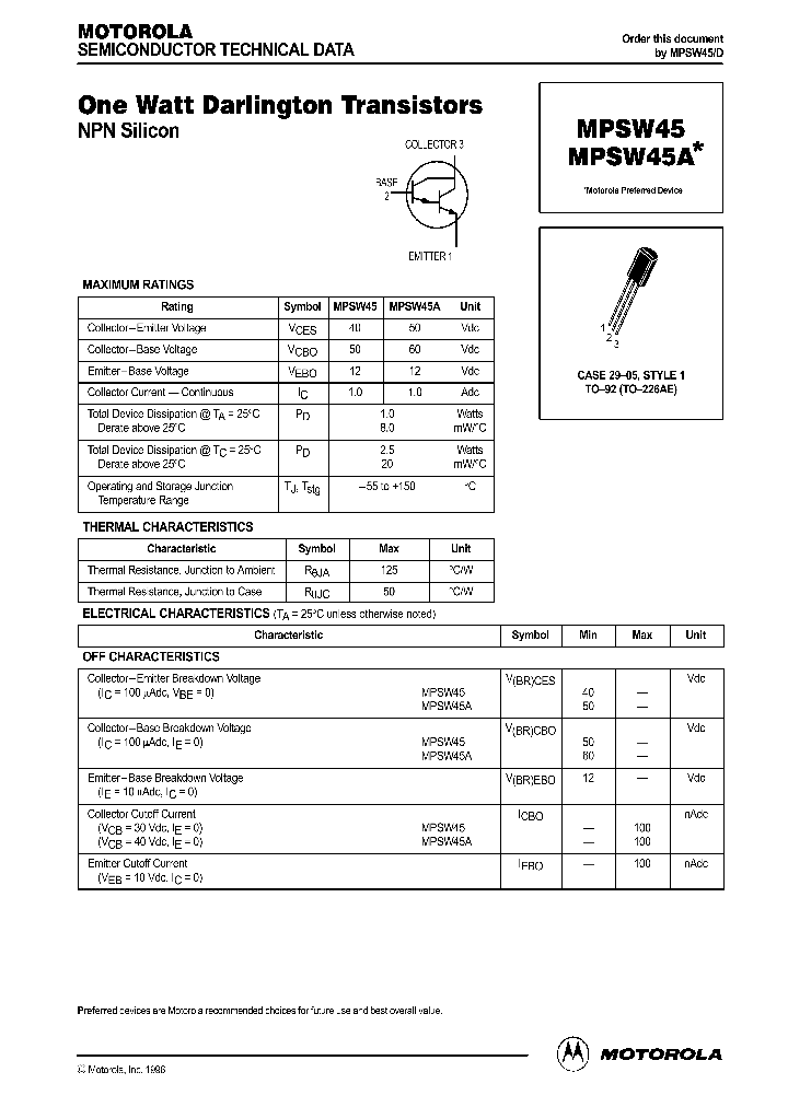 MPSW45D_393955.PDF Datasheet