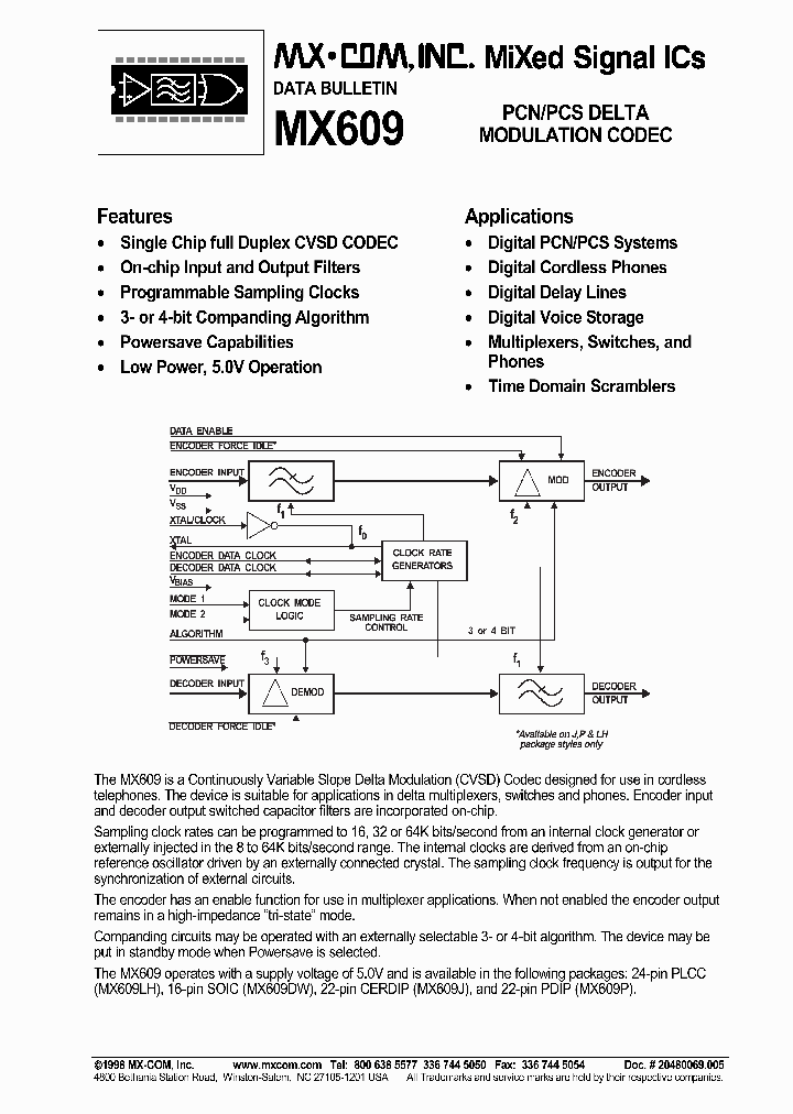 MX609P_388454.PDF Datasheet