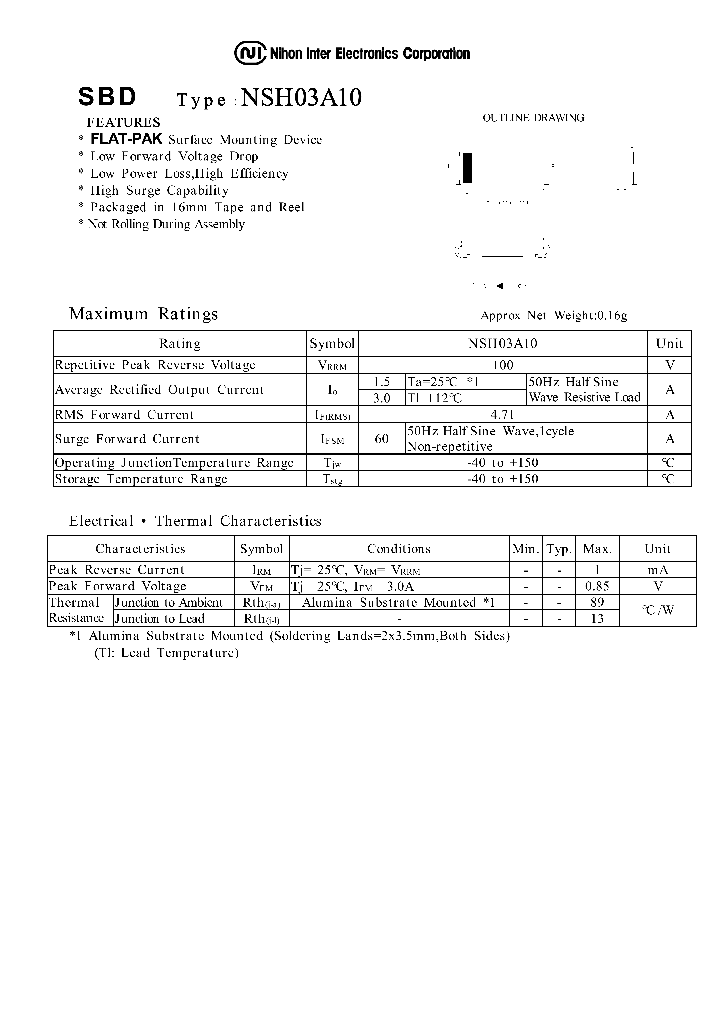 NSH03A10_386898.PDF Datasheet