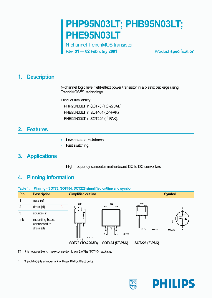 PHP95N03LT_409919.PDF Datasheet